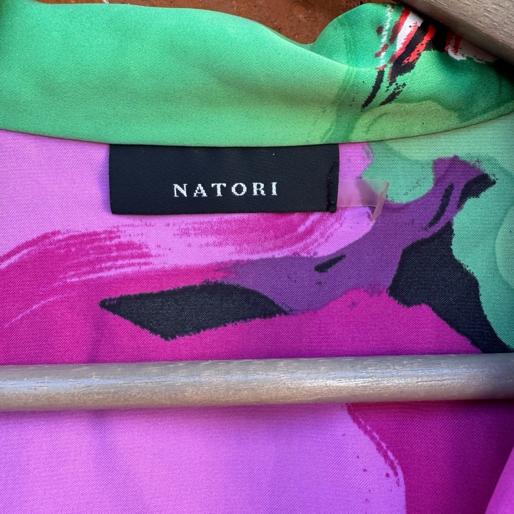 Natori Tsubaki floral-print pajama set - Picture 3 of 7